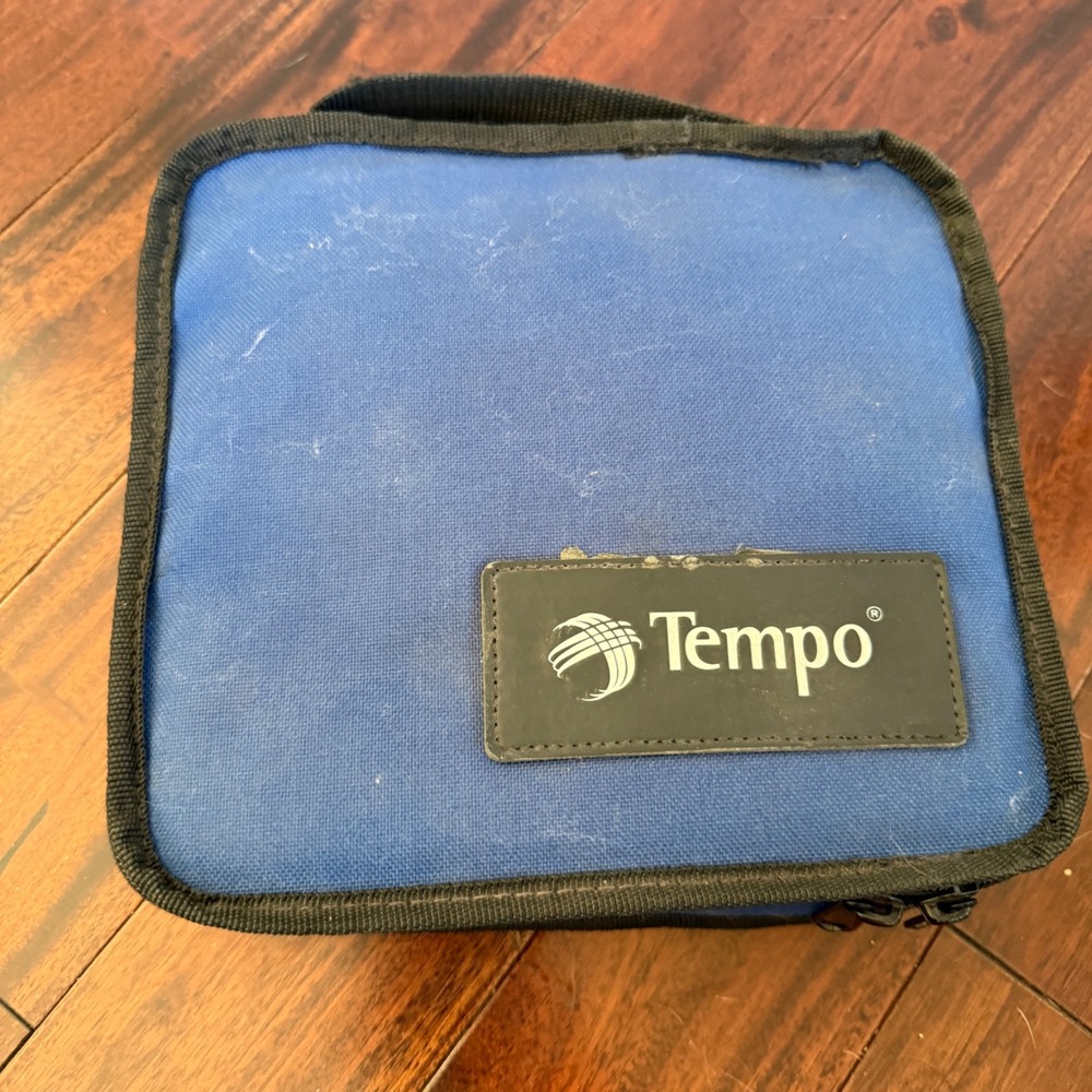Tempo TS90 TelScout TDR Cable Tester Time Domain Reflectometer Leads Case Manual